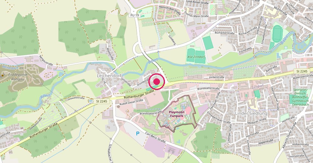 Karte: BEYERS AKTIV-PARK, Grundstraße 12, 90513 Zirndorf